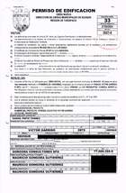 Permiso de edificacion