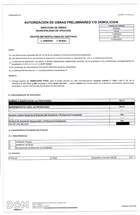 Permiso de Demolicion