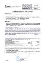 Permiso de Demolicion