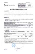 Permiso de Demolicion