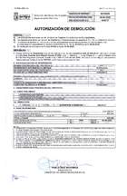 Permiso de Demolicion