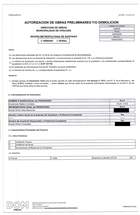 Permiso de Demolicion