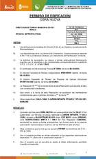 Permiso de Edificacion